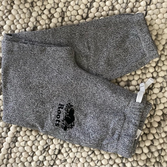 Roots Kids Original Organic Track Pants Salt and Pepper Grey - Picture 3 of 5